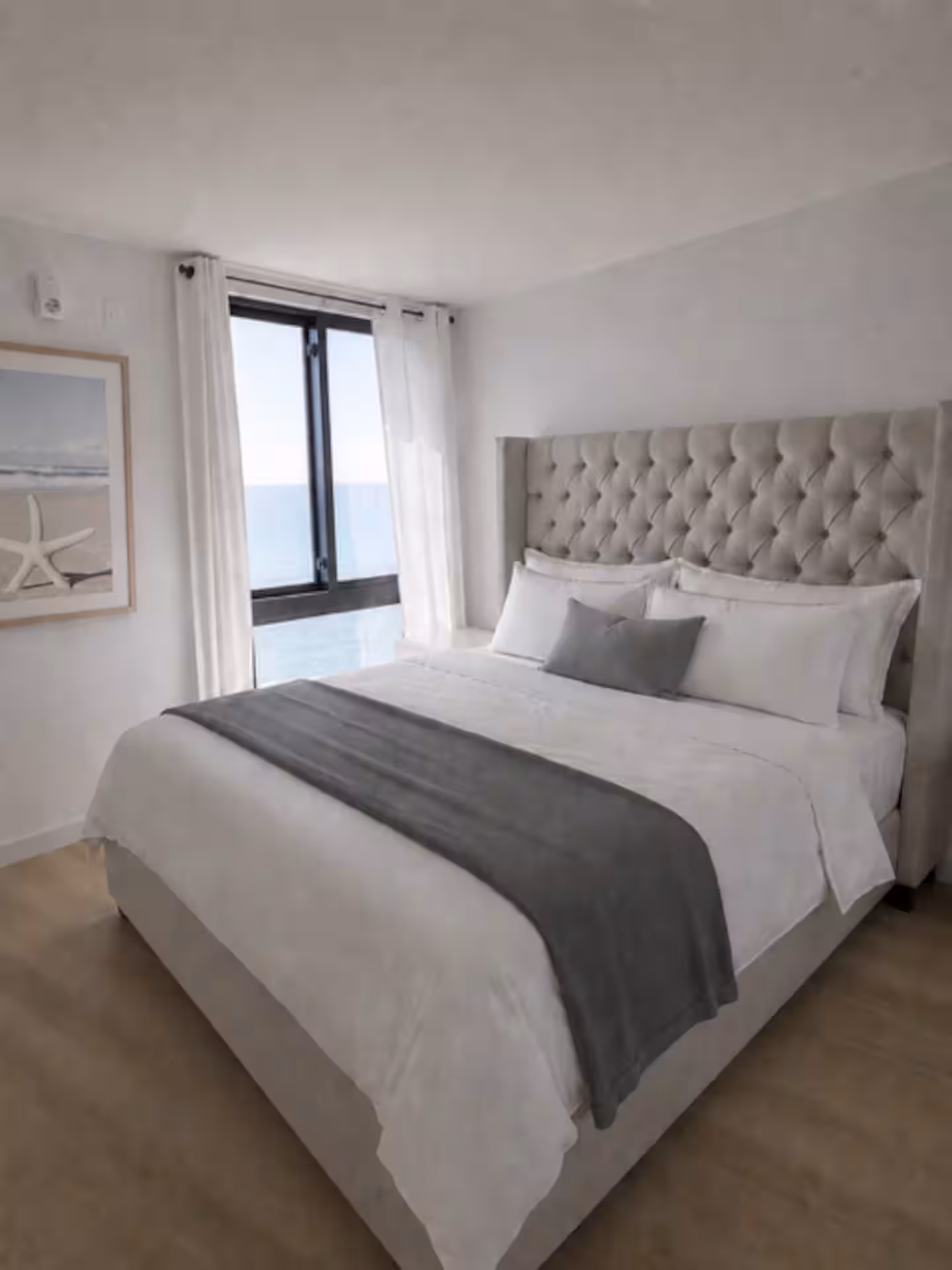 Primary bedroom with ocean view