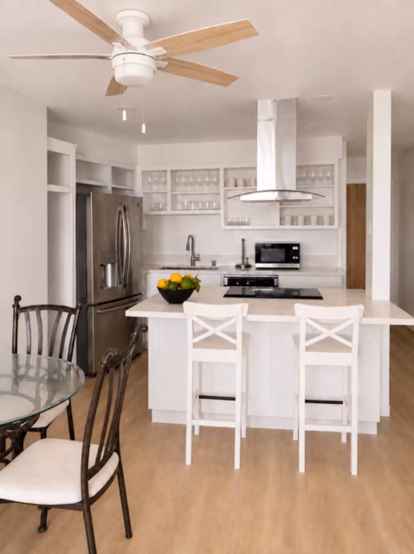 Kitchen with island seating