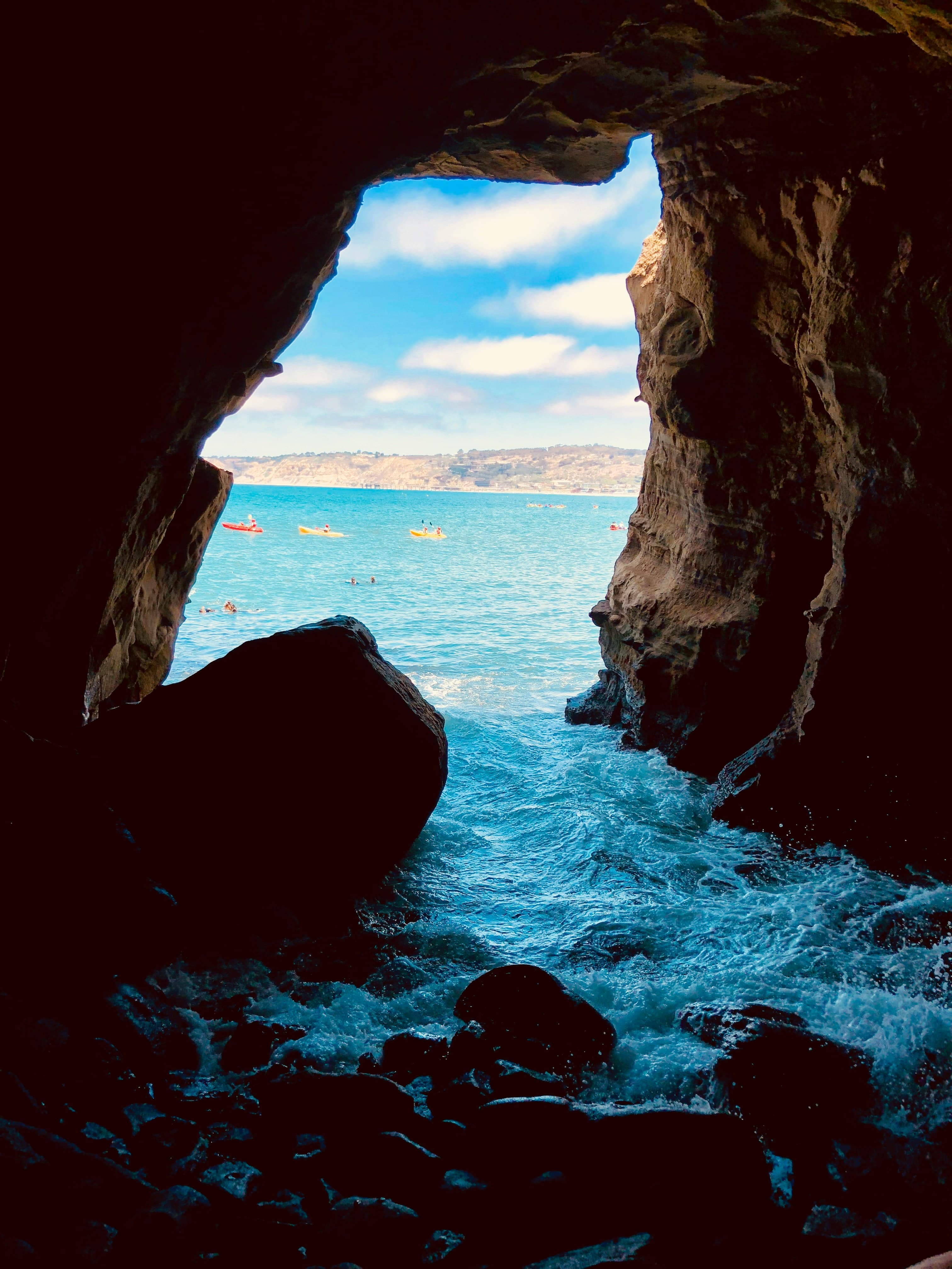 La Jolla sea caves, San Diego coastline